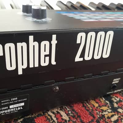 Sequential Prophet 2000 61-Key 8-Voice Polyphonic Synthesizer 1985 - Black image 4