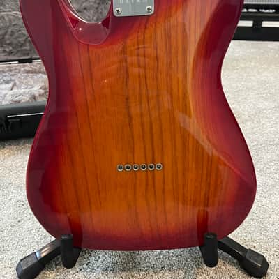 American Ultra Telecaster, Maple Fretboard Plasma Red Burst image 5