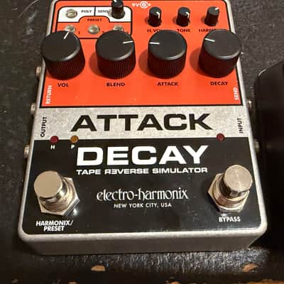 Electro-Harmonix Attack Decay Reverse Tape Simulator 2019 - Present - Orange / Black image 1