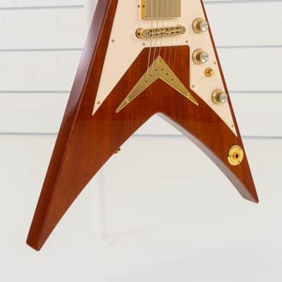 Dean USA Vengeance Pickguard Limited Edition Electric Guitar, Ebony Fingerboard, Mahogany Gloss Natural image 11