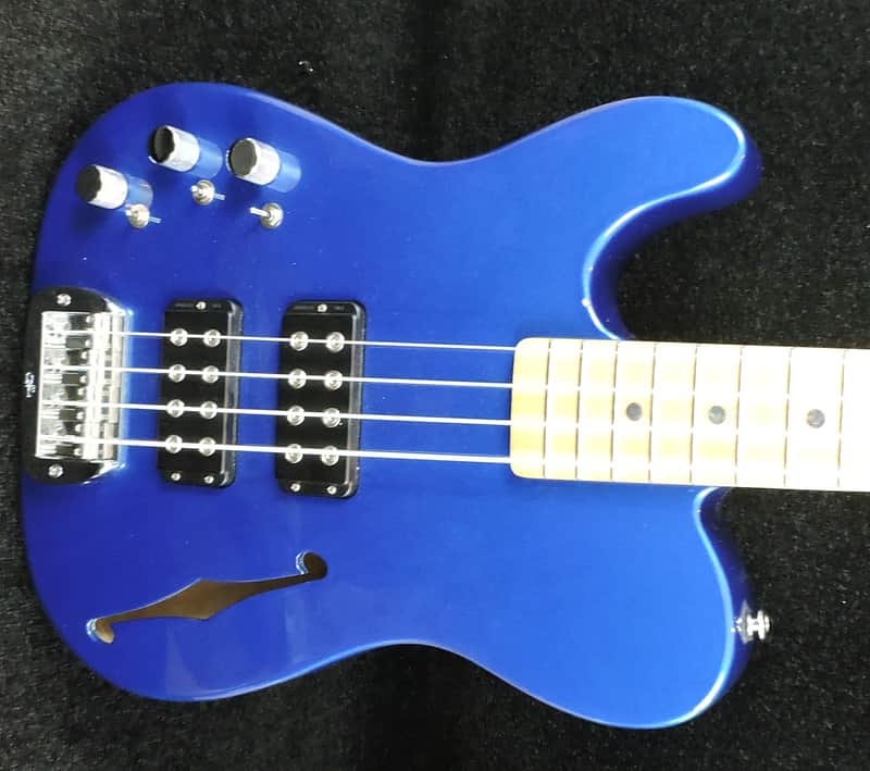 G & L ASAT semi acoustic bass. USA. Left Handed image 1