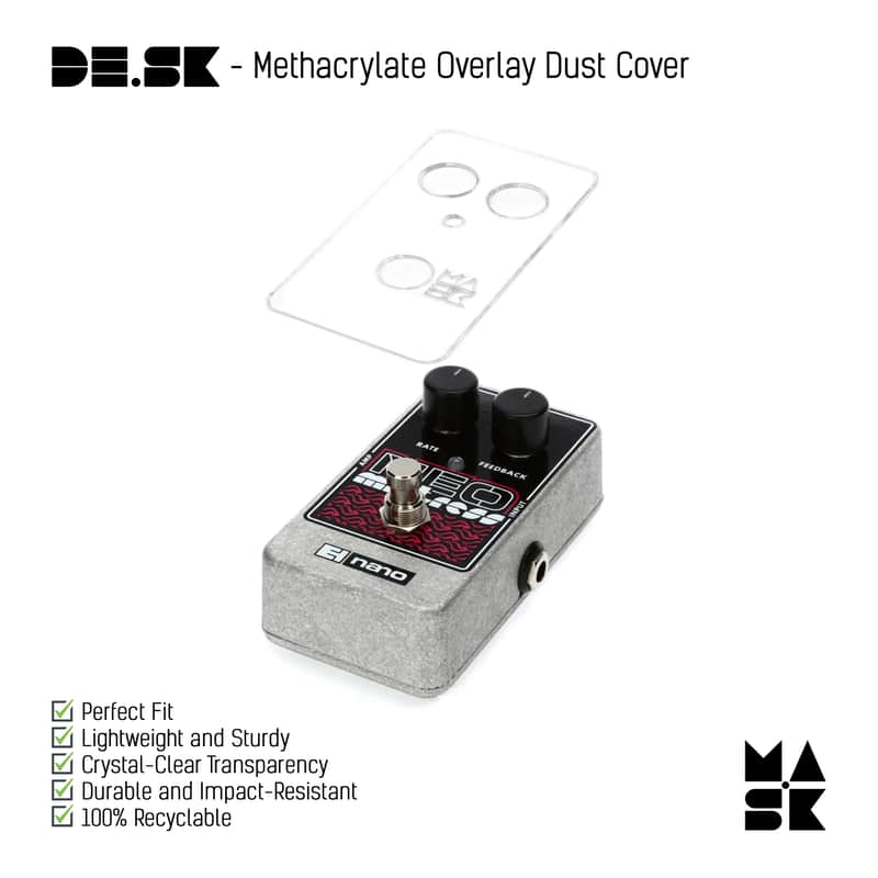 Protective Methacrylate Overlay Dust Cover for Electro-Harmonix Neo Mistress image 1