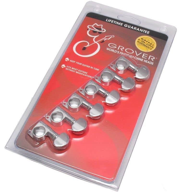 Grover 205C6 Mini Rotomatic 6-in-Line Tuning Machines image 1