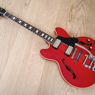 1990 Greco SA-75 Vintage Semi-Hollowbody ES-335 Guitar Cherry | Reverb
