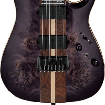 Ibanez RGA217P1PBDRL RGA Premium 7str w/ Bag Deep Twilight Burst Low Gloss w/bag image 2