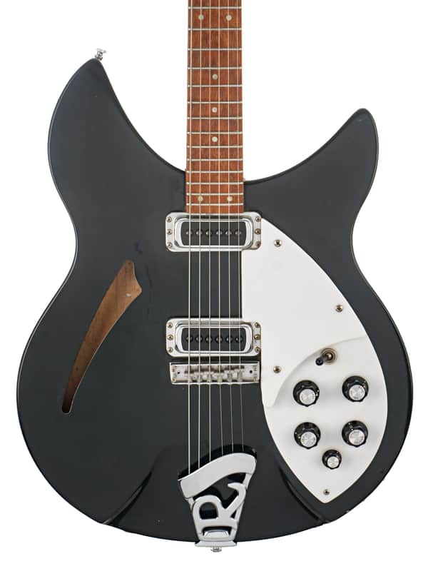 Rickenbacker Jetglo Black (1986) 330 Guitar #zb0320 image 1