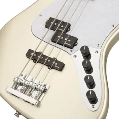 Sadowsky MetroExpress 21-Fret Hybrid P/J Bass, Morado Fingerboard, 4-String - Solid Champagne Metallic High Polish image 5