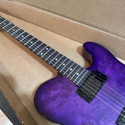 Schecter PT Standard Electric Guitar - Purple Burst Burl image 7