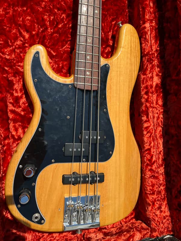 1977 P Bass - Lefty Left Handed - Rosewood - J Pup image 1
