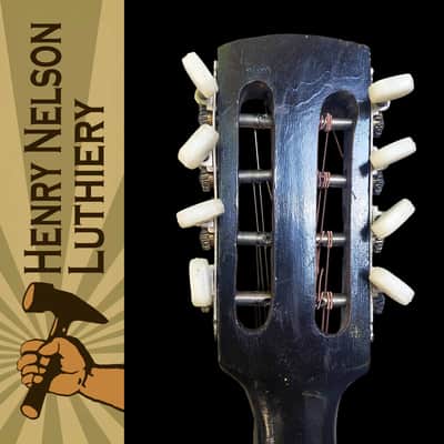 Spanish Style Mandolin Hand Built Small Shop, Flat Top, All Solid Woods, Luthier Restored, Video image 10