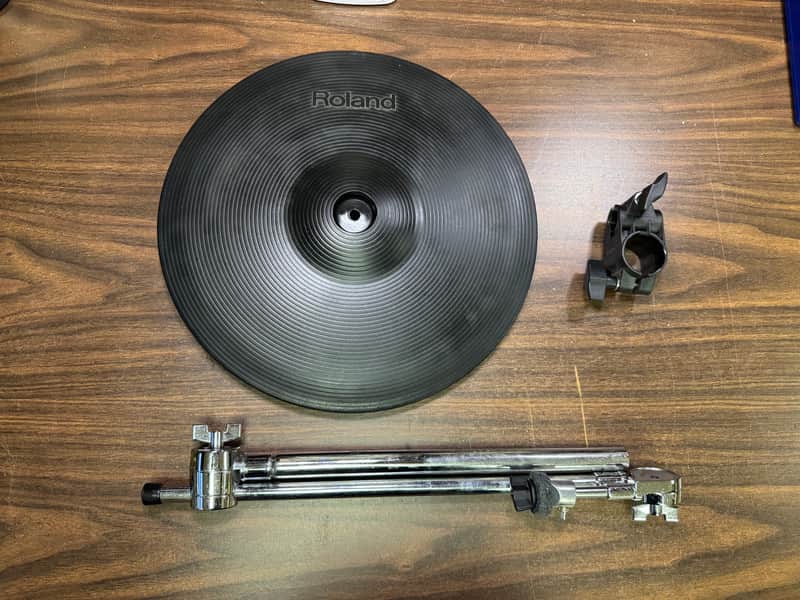 Roland CY-15R 3 Way V-Drum Ride Cymbal w/Boom Arm & Clamp image 1