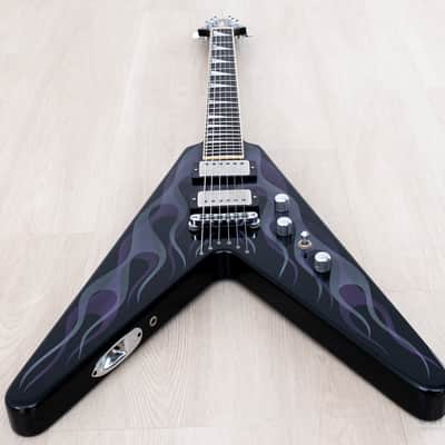 2002 Jackson USA Dave Mustaine Y2KV Black Ghost Flames w/ Hangtags & Case image 10