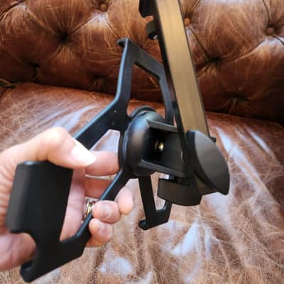 K&M 19722 Clamp-On Mic Stand iPad 2 Holder 2010s - Black image 2