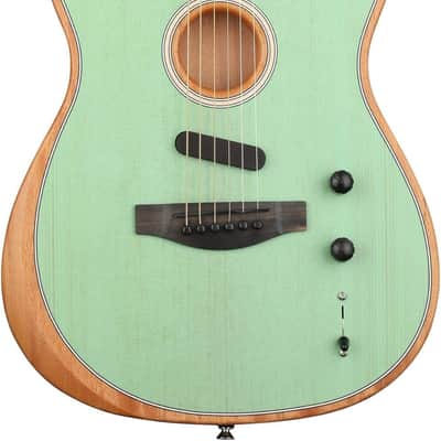 Fender American Acoustasonic Telecaster Surf Green image 1