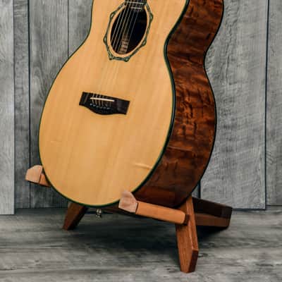 Acoustic Guitar Stand Wood Guitar Stand Boutique Guitar Stand, Home Studio Oak image 4