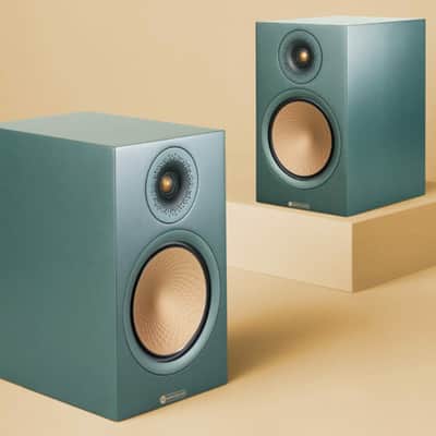 Monitor Audio Silver 100 7G Bookshelf Speakers 2022 - Heritage Green (New - In Box) image 3