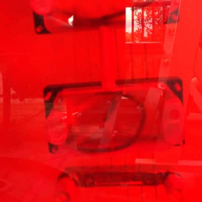 B.C. Rich Warlock Acrylic 2000 RED image 13