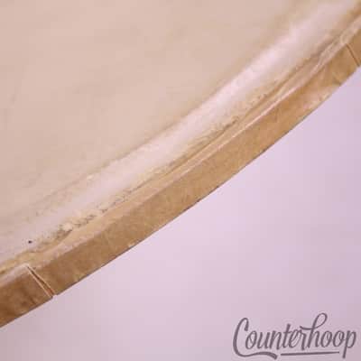 *Slingerland Snare 16" Slunk Calf Skin Parade Drum Resonant Head Vintage 60s USA image 4