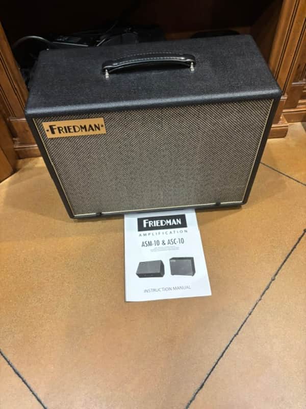 Friedman ASC-10 2-Way 500-Watt 10" Powered Guitar Amp Modeler Cabinet 2018 - 2019 - Black image 1