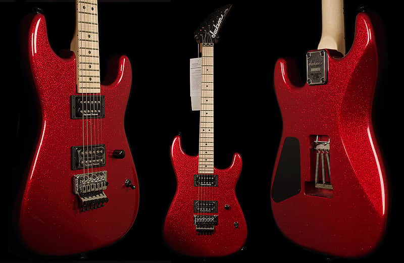 Jackson USA Custom Shop Crossroads "Jack Butler" Replica San Dimas Red Sparkle image 1