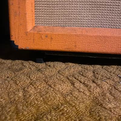 Orange 4 X 12 - Original Celestion Speakers 2000 - Original Tolex and Grill Cover image 6