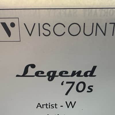 Viscount Legend '70s Artist-W Extended Stage Piano (SNR-04702859) image 5