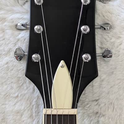 Silvertone 1446TTSB Single Cut Semi-Hollow Guitar w/Trapeze Tobacco Sunburst image 4