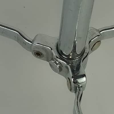 Slingerland Snare Drum Stand Niles,IL #801 Professional Vintage60s Chrome Tripod image 3