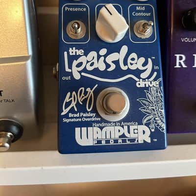 Wampler Paisley Drive 2010s - Blue image 1
