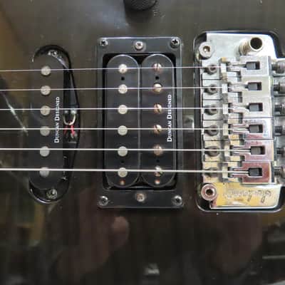 1996 Jackson Dinky DK2 Guitar MIJ - Trans Black HSS Duncan Designed PUPs Japan image 13