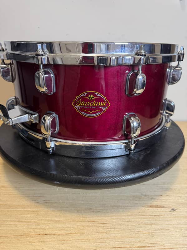 Tama Starclassic Maple 14x6.5 Snare Drum 1st Gen/Japan 1994–95/ Wine Red image 1
