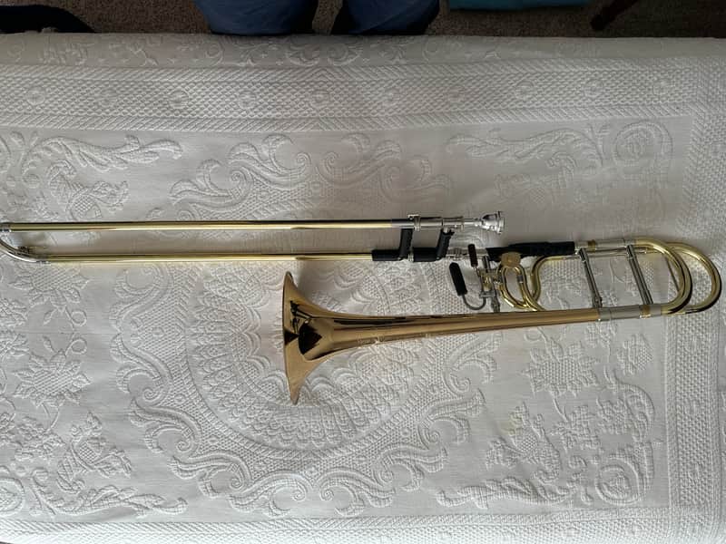 S.E. Shires TBQ30GR Tenor Trombone with Rose Gold Bell image 1