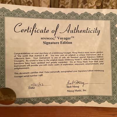 Moog Minimoog Voyager Signature Edition 2002 image 2