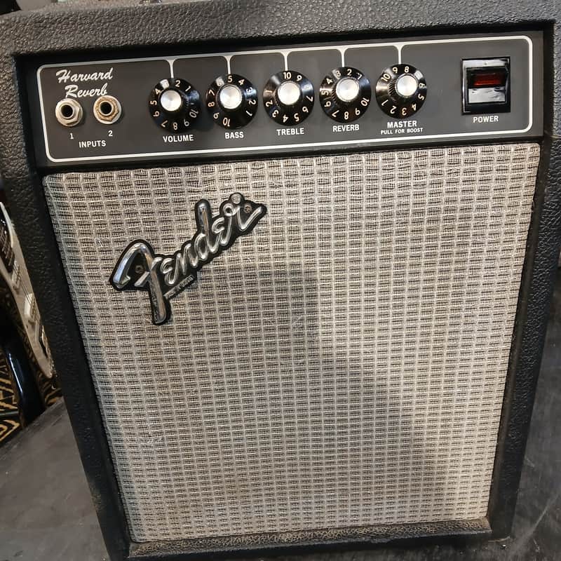 Fender Harvard 20-Watt 1x10" Solid State Guitar Combo 1981 - 1982 - Black image 1