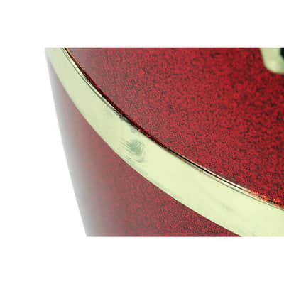 LP Galaxy Fiberglass Fausto Cuevas III Signature Conga, Arena Red with Gold Hardware Regular 11.75 in. image 4