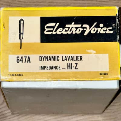 Electro-Voice 647A Omnidirectional Dynamic Lavalier Microphone image 3