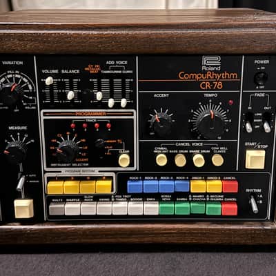 Roland CR-78 CompuRhythm 1970s - CUSTOM ENCLOSURE - Serviced image 2
