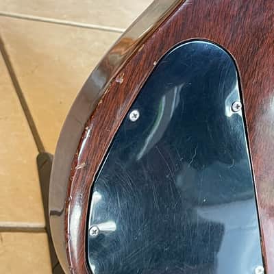1968 Gibson Melody Maker SG Rare See-thru Walnut Finish Vibrola W Case image 8