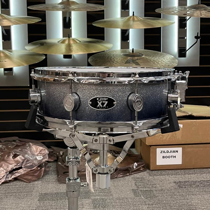 PDP X7 14X5" SNARE DRUM BLACK SPARKLE FADE - USED image 1