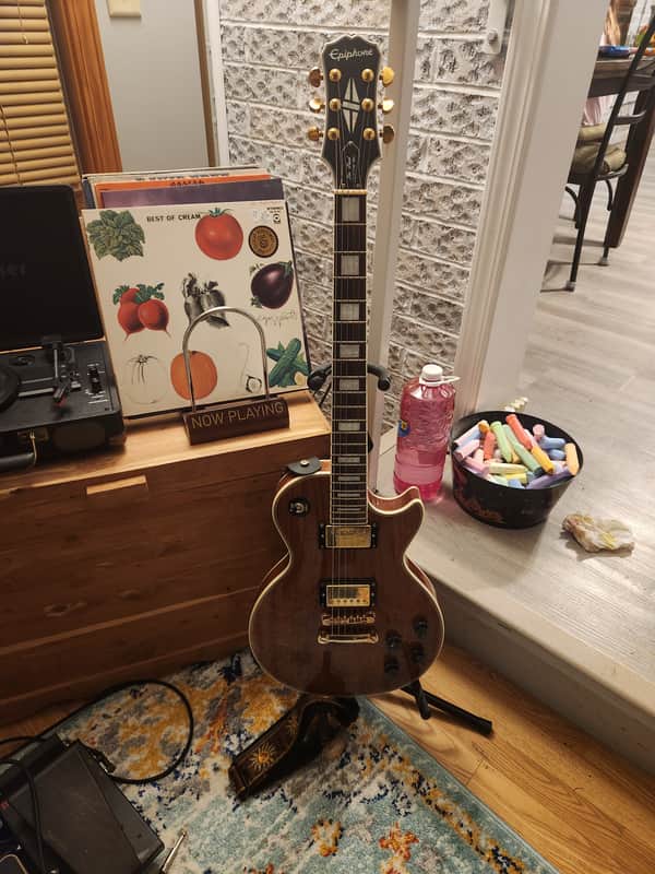 Epiphone Limited Edition Les Paul Custom Pro Koa 2012 - 2019 | Reverb