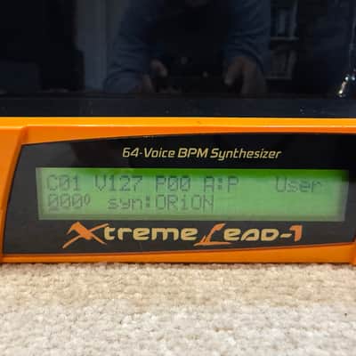 E-MU Systems Xtreme Lead-1 64-Voice Live Mixing EDM Synthesizer 2000 - Orange image 5