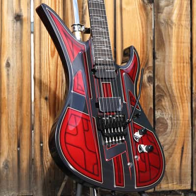 Schecter DIAMOND SERIES Avenger FR-S Przym VESPID Metallic Red 6-String Electric Guitar image 2