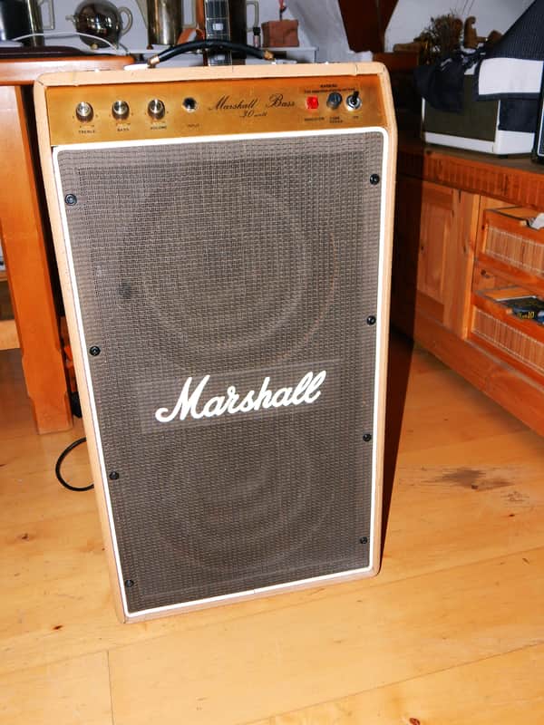 Marshall Bass 30 Combo Celestion Greenback '75 Fawn Tolex image 1