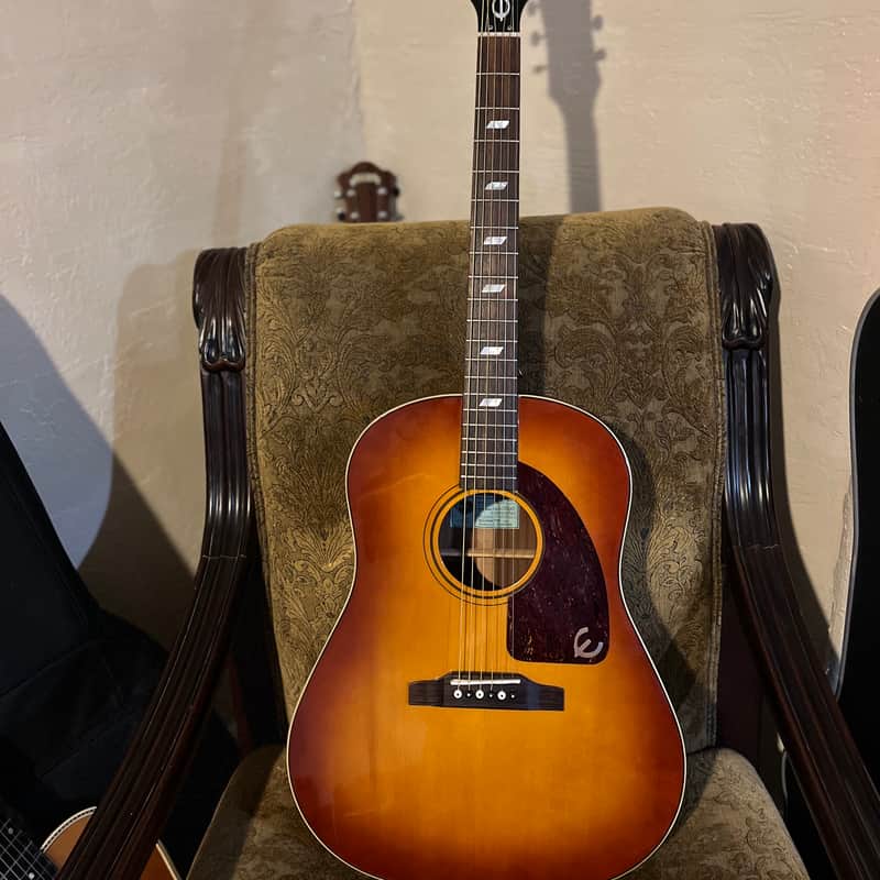 2021 Epiphone Texan FT-79 Cherry Sunburst