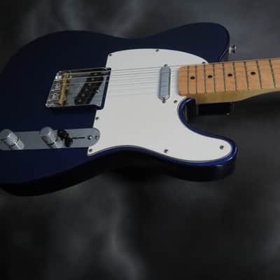 1999 Fender Mexican Standard Telecaster, Midnight Blue, W/ Hard Case image 3