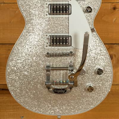 Gretsch G5230T Electromatic Sparkle Jet FT Single-Cut - Silver Sparkle image 1