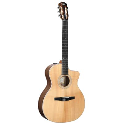 Taylor 214ce-N-v2 Grand Auditorium Classical Acoustic-Electric Guitar image 6