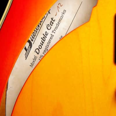 Duesenberg Double Cat 12-String Electric Guitar Fire Burst Pre-Owned image 9