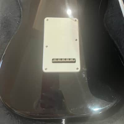Vintage 1980’s Fender American standard Stratocaster Black Solid Body Electric Guitar 1984 image 12