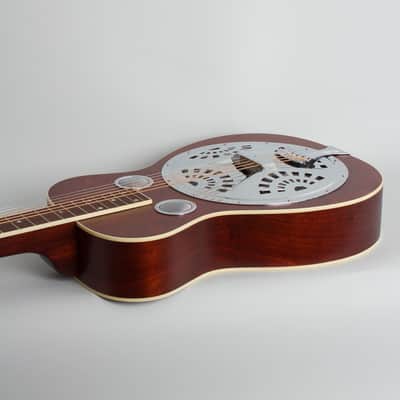 Beard  Vintage R Dobro Resophonic Guitar (2004), ser. #D-442, original black tolex hard shell case. image 7